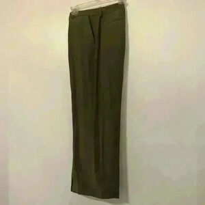 CK suit pants; olive green: NWOT